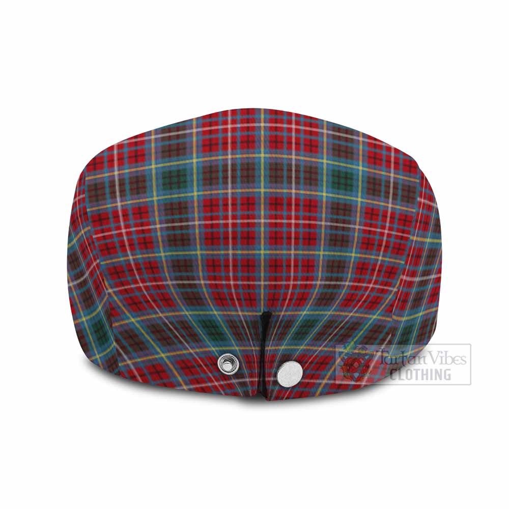 British Columbia Province Canada Tartan Jeff Cap, Tartan Flat Cap