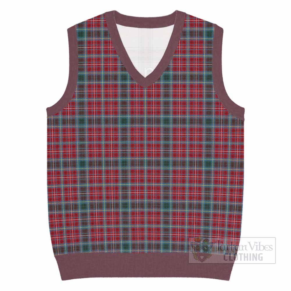 British Columbia Province Canada Tartan Knitted V-Neck Vest - Tartan Vibes Clothing