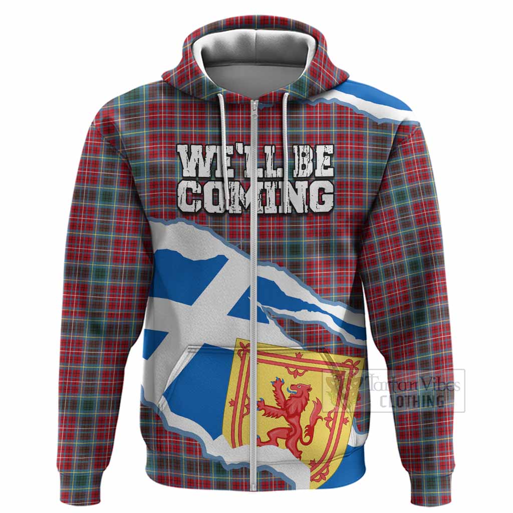 British Columbia Scotland Football Tartan Hoodie We'll Be Coming