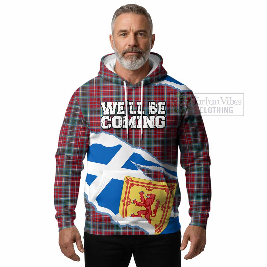 British Columbia Scotland Football Tartan Hoodie We'll Be Coming