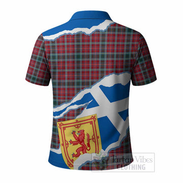 British Columbia Scotland Football Tartan Polo Shirt We'll Be Coming