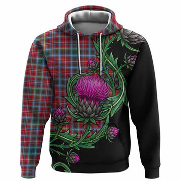 British Columbia Tartan Hoodie Resilient Scottish Thistle