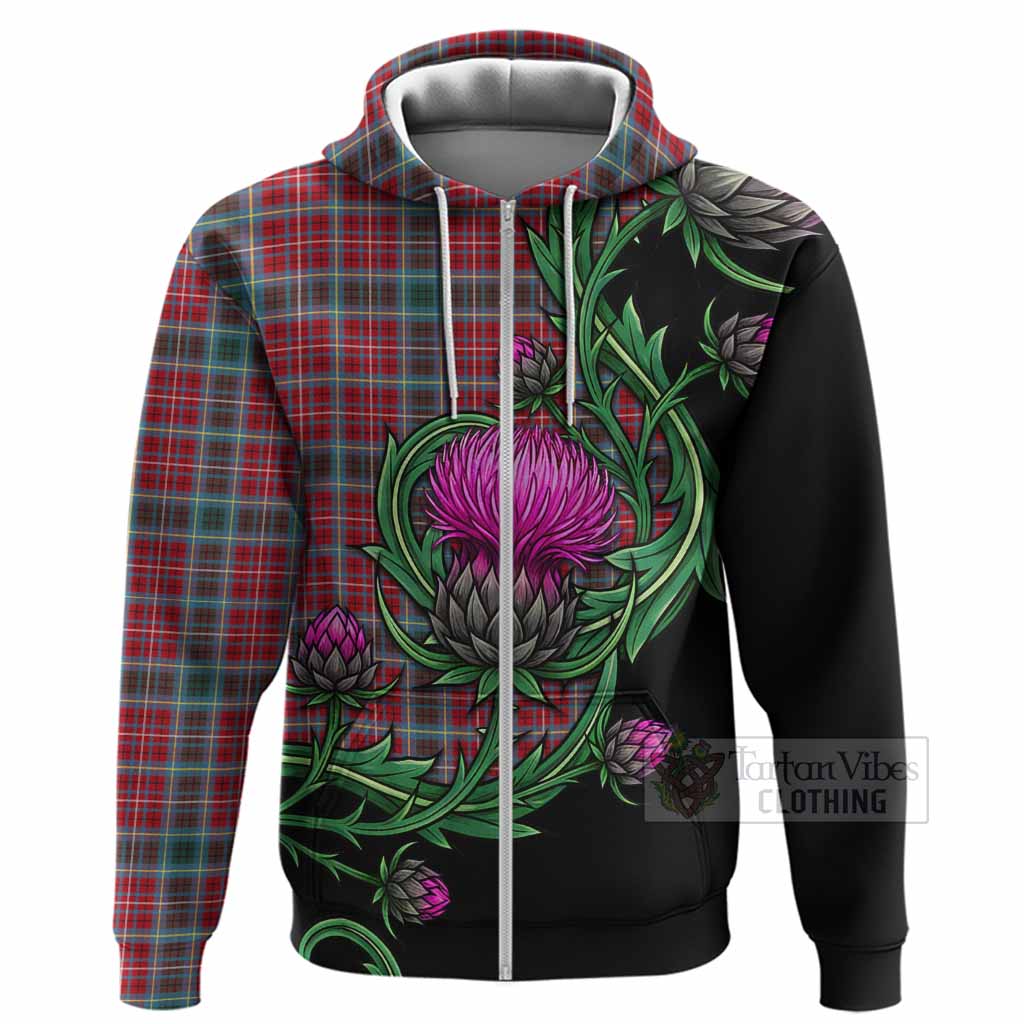 British Columbia Tartan Hoodie Resilient Scottish Thistle