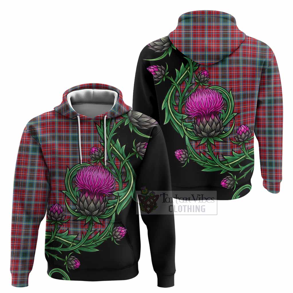British Columbia Tartan Hoodie Resilient Scottish Thistle