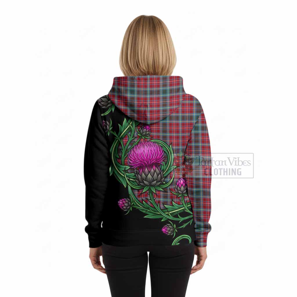 British Columbia Tartan Hoodie Resilient Scottish Thistle