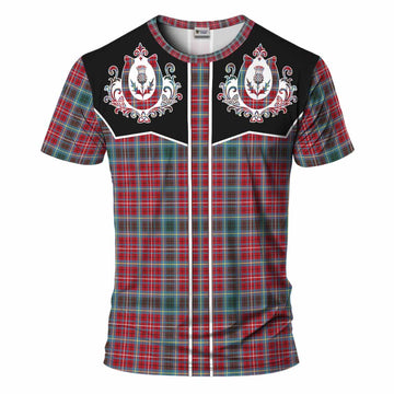 British Columbia Tartan T-Shirt Horseshoe Ornament Kid's Shirt - Tartan Vibes Clothing