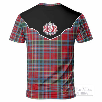 British Columbia Tartan T-Shirt Horseshoe Ornament - Tartan Vibes Clothing