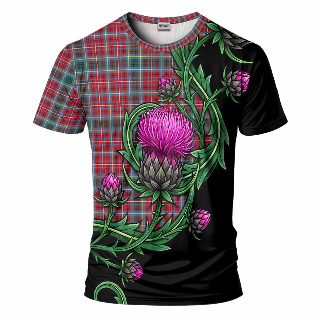 British Columbia Tartan T-Shirt Resilient Scottish Thistle