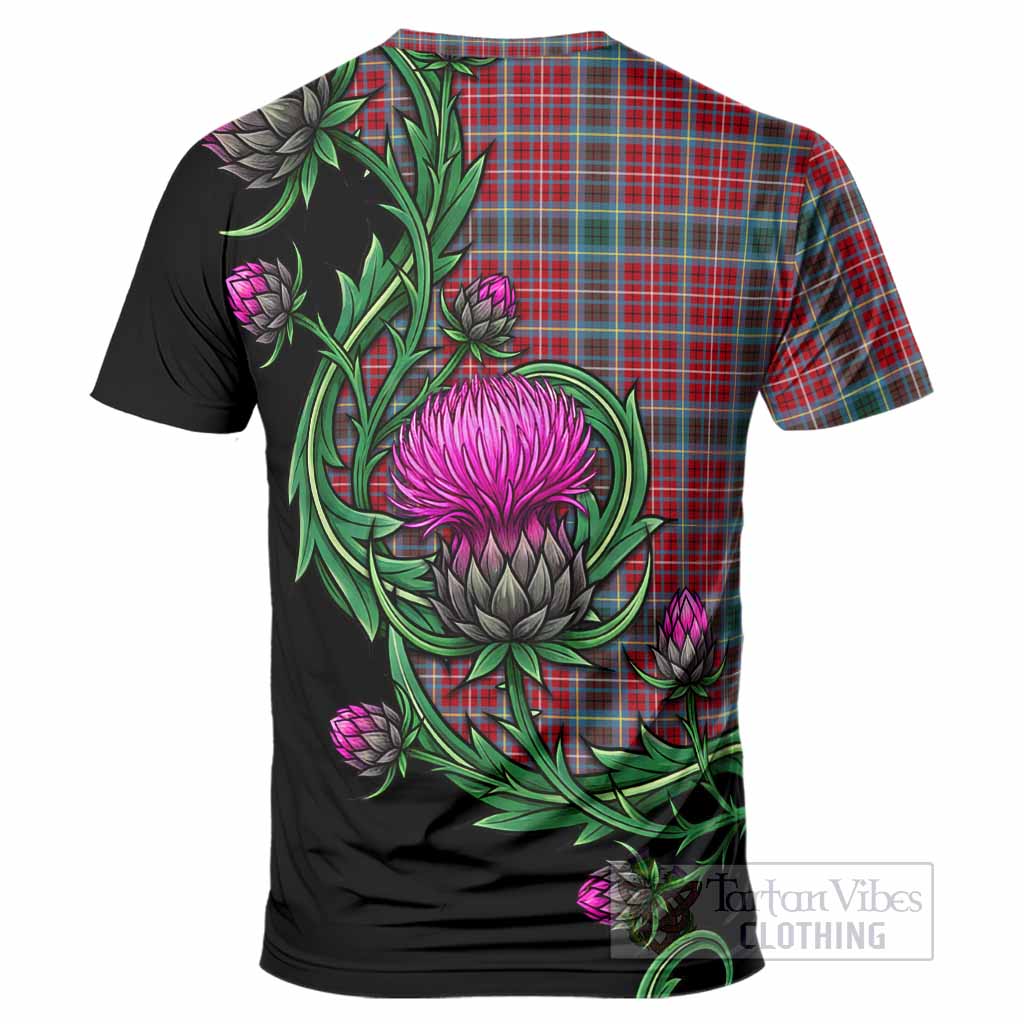 British Columbia Tartan T-Shirt Resilient Scottish Thistle