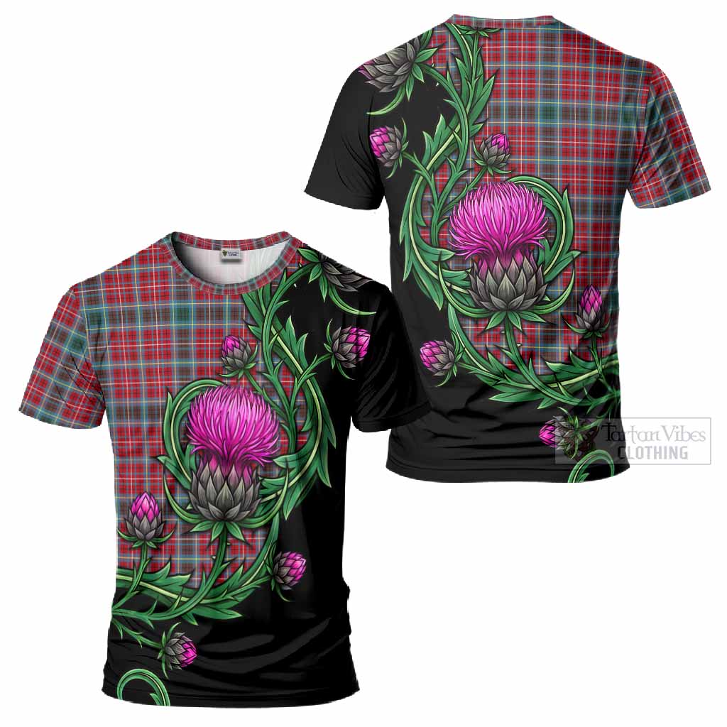 British Columbia Tartan T-Shirt Resilient Scottish Thistle