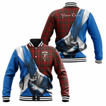 Brodie Tartan Baseball Jacket with Family Crest Scotland Patriotic Style Unisex - Tartan Vibes Clothing