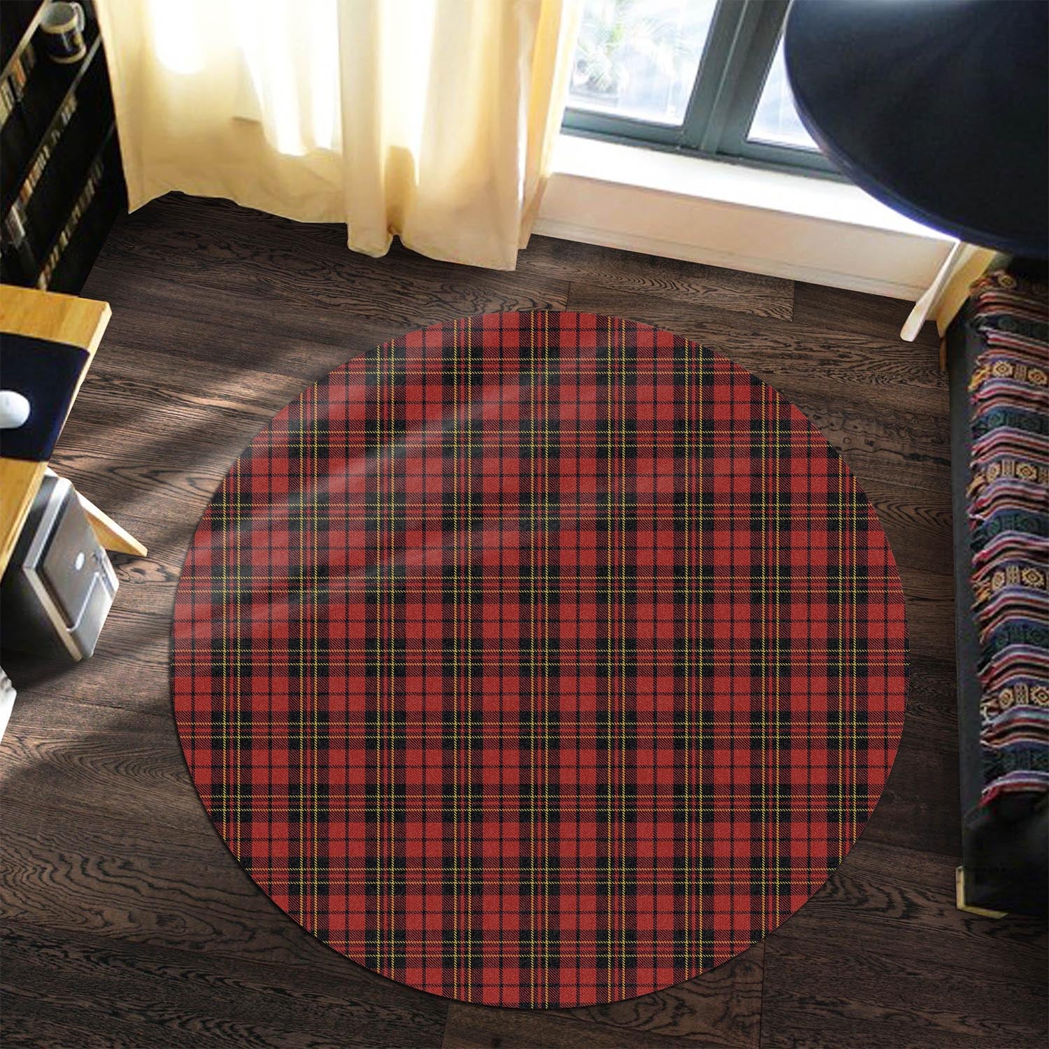 Brodie Tartan Round Rug Premium Round Rug - Tartan Vibes Clothing