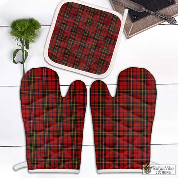 Brodie Tartan Combo Oven Mitt & Pot-Holder Combo 2 Oven Mitt & 1 Pot-Holder Black - Tartan Vibes Clothing