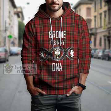 Brodie Tartan Hoodie with Family Crest DNA In Me Style Pullover Hoodie - Tartan Vibes Clothing