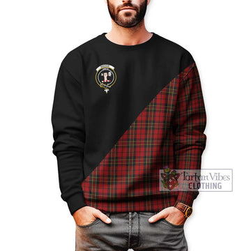 Brodie Tartan Sweatshirt with Family Crest and Military Logo Style Unisex - Tartan Vibes Clothing