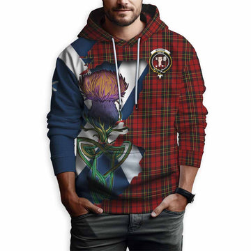 Tartan Vibes Clothing Brodie Tartan Family Crest Hoodie Scottish Thistle Celtic Inspired