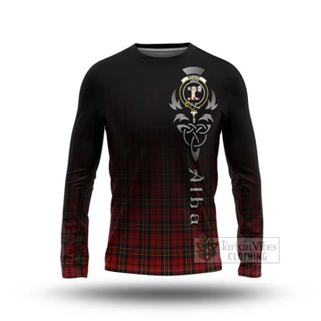 Brodie Tartan Long Sleeve T-Shirt Featuring Alba Gu Brath Family Crest Celtic Inspired Unisex - Tartan Vibes Clothing