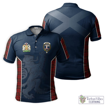 Brodie Tartan Men's Polo Shirt with Family Crest and Lion Rampant Vibes Sport Style Kid - Tartan Vibes Clothing