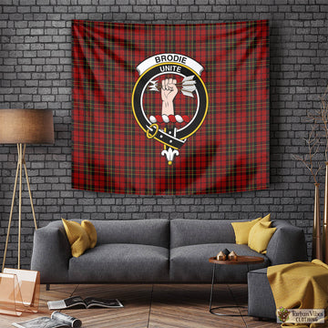 Brodie Tartan Tapestry Wall Hanging and Home Decor for Room with Family Crest Tapestry - Tartan Vibes Clothing