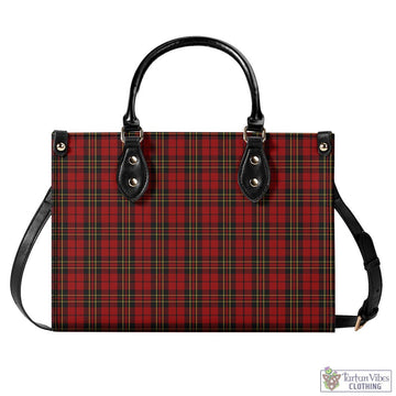 Brodie Tartan Luxury Leather Handbags L - Tartan Vibes Clothing