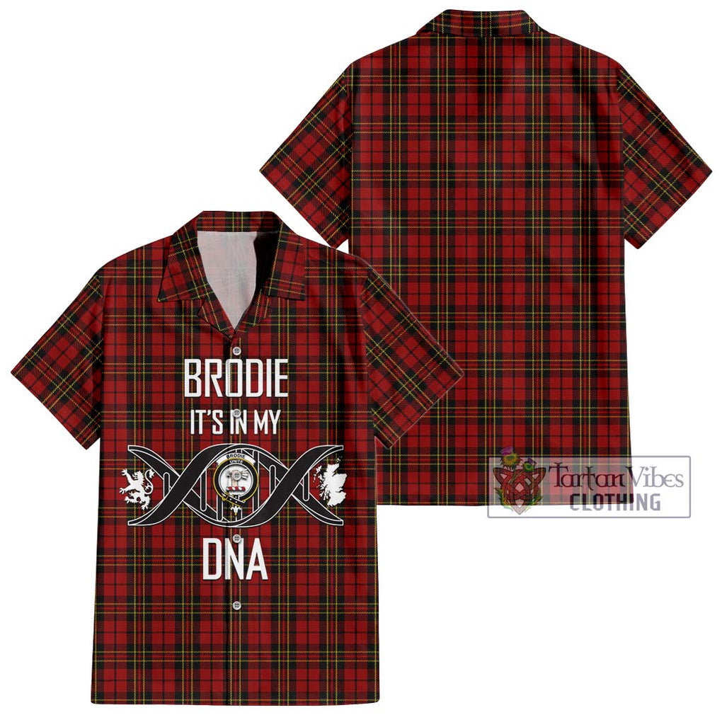 Brodie Tartan Hawaiian Shirt with Family Crest DNA In Me Style Kid - Tartan Vibes Clothing