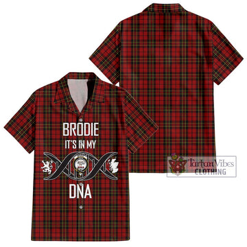 Brodie Tartan Hawaiian Shirt with Family Crest DNA In Me Style Kid - Tartan Vibes Clothing