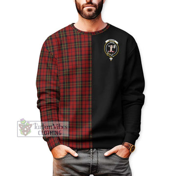 Brodie Tartan Sweatshirt with Family Crest and Half Of Me Style Unisex - Tartan Vibes Clothing
