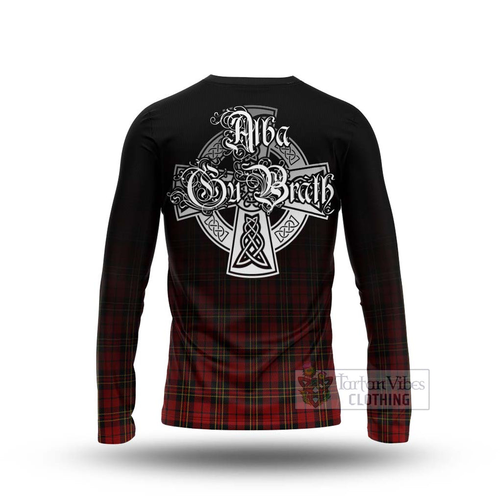 Brodie Tartan Long Sleeve T-Shirt Featuring Alba Gu Brath Family Crest Celtic Inspired - Tartan Vibes Clothing
