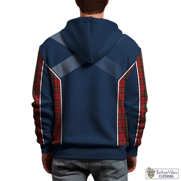Brodie Tartan Hoodie with Family Crest and Scottish Thistle Vibes Sport Style - Tartan Vibes Clothing