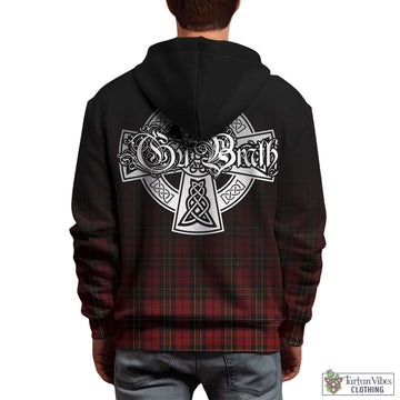 Tartan Vibes Clothing Brodie Tartan Hoodie Featuring Alba Gu Brath Family Crest Celtic Inspired