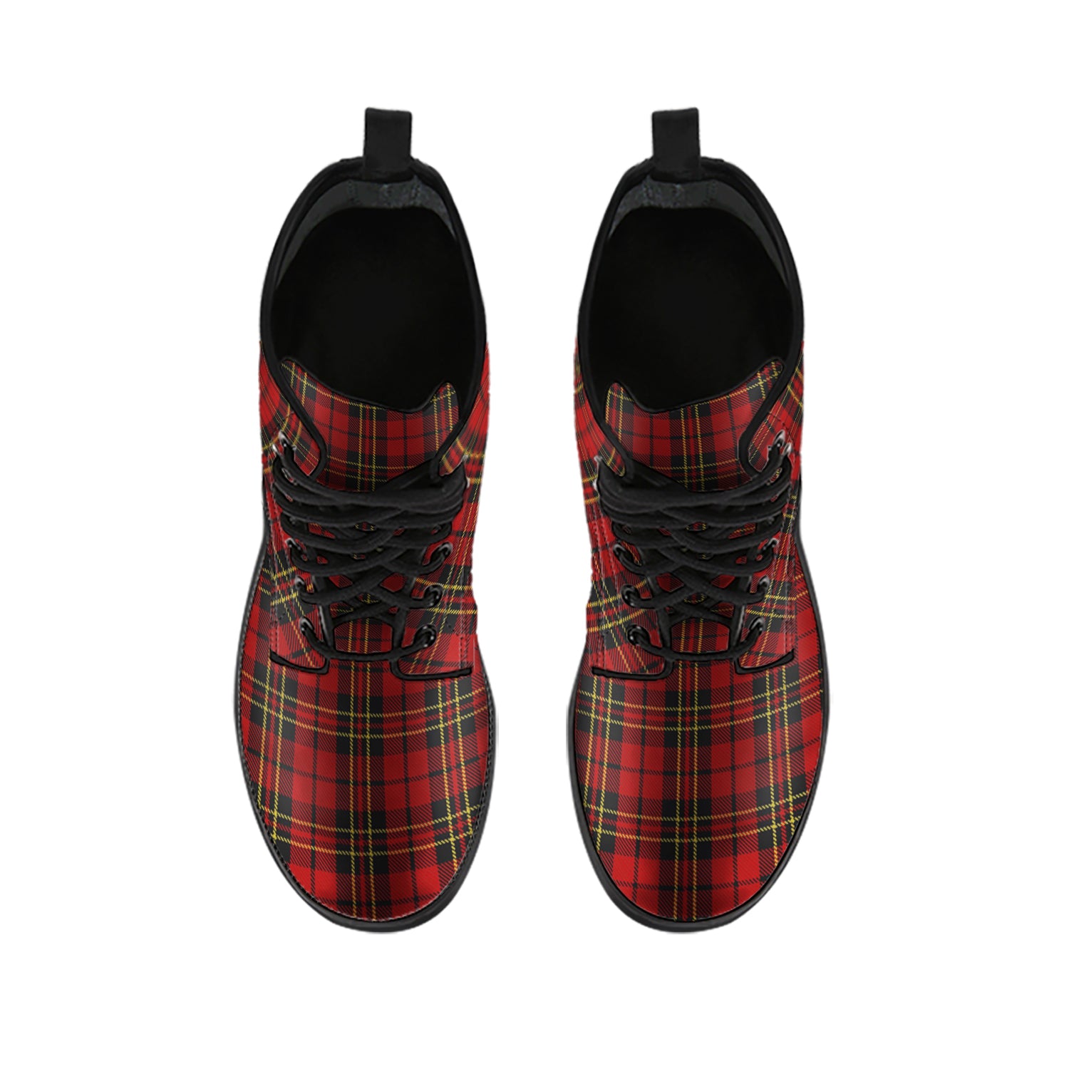 Brodie Tartan Leather Boots - Tartan Vibes Clothing