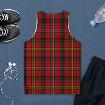 Brodie Tartan Mens Tank Top with Family Crest - Tartan Vibes Clothing