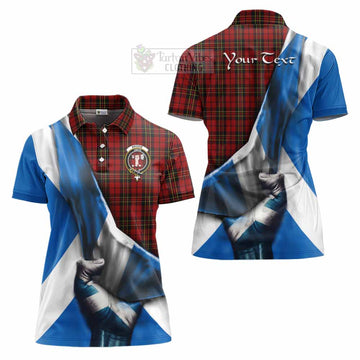 Brodie Tartan Women's Polo Shirt with Family Crest Scotland Patriotic Style - Tartan Vibes Clothing
