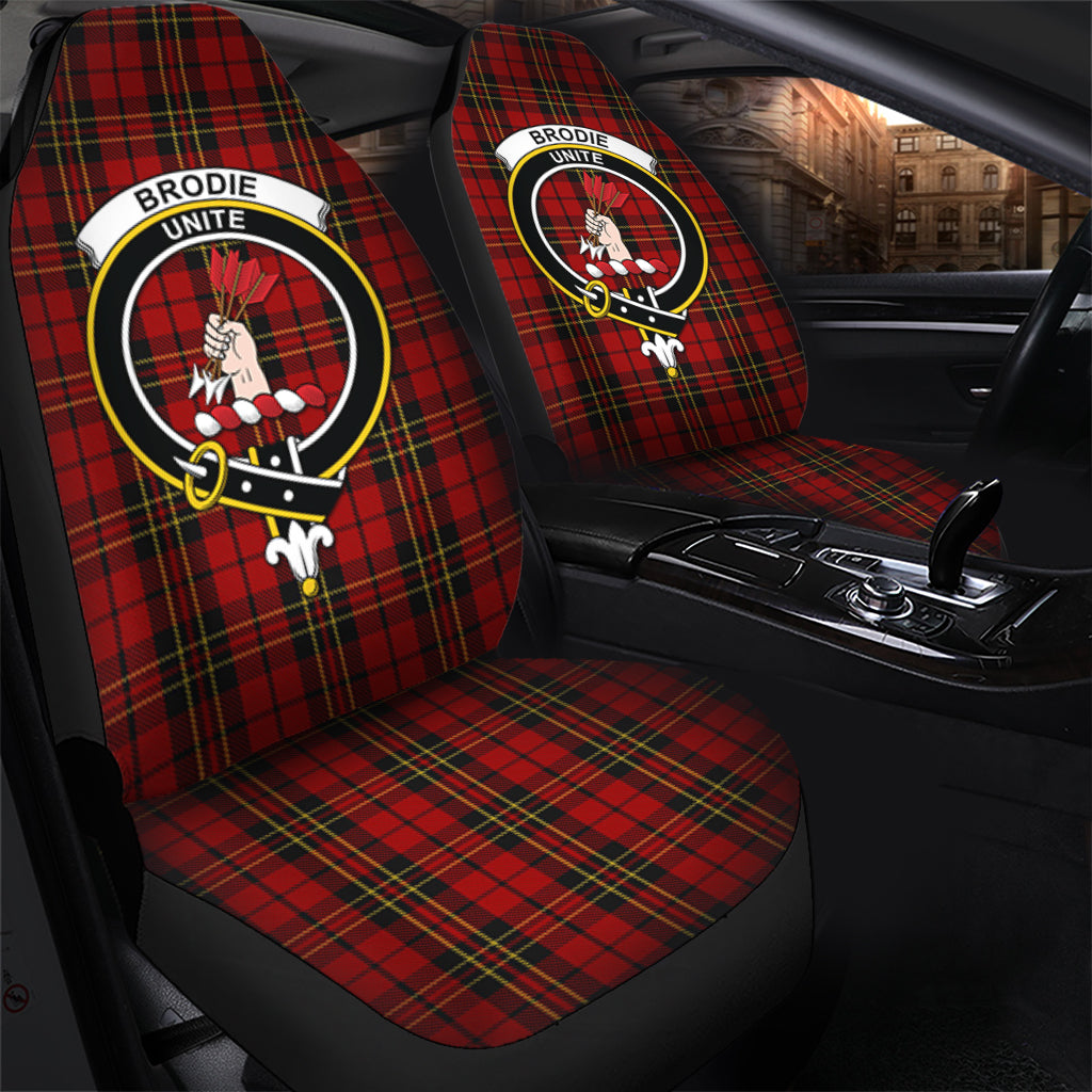 Brodie Tartan Car Seat Cover with Family Crest - Tartan Vibes Clothing