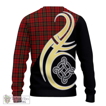 Brodie Tartan Ugly Sweater with Family Crest and Celtic Symbol Style - Tartan Vibes Clothing