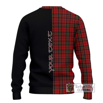Brodie Tartan Ugly Sweater with Family Crest and Half Of Me Style - Tartan Vibes Clothing