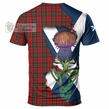 Tartan Vibes Clothing Brodie Tartan Family Crest T-Shirt Scottish Thistle Celtic Inspired