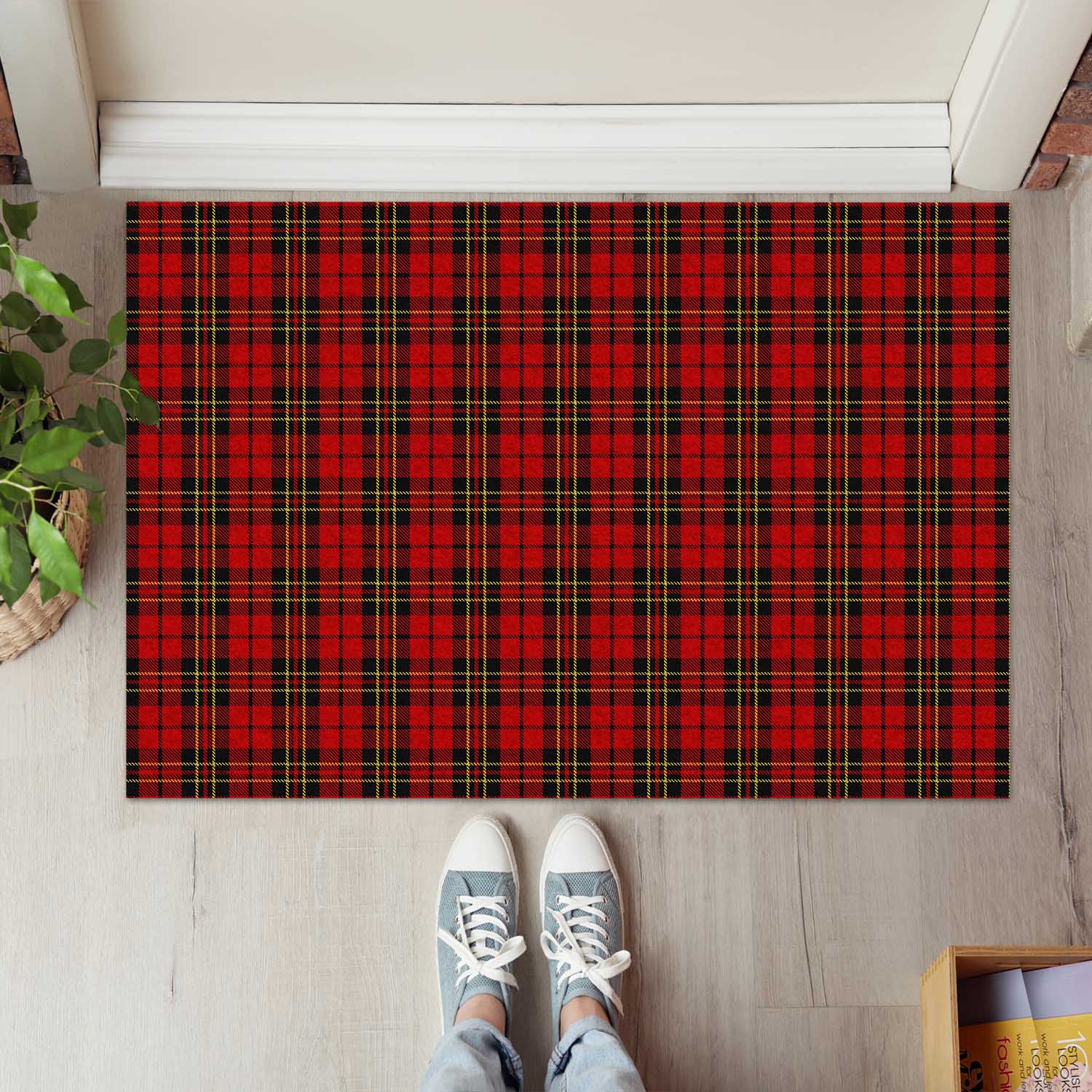 Brodie Tartan Rubber Doormat - Tartan Vibes Clothing
