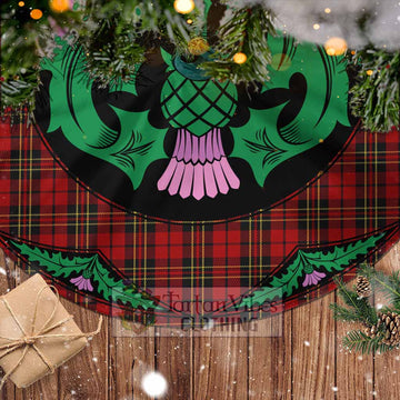 Brodie Tartan Christmas Tree Skirt Scottish Thistle Style - Tartan Vibes Clothing