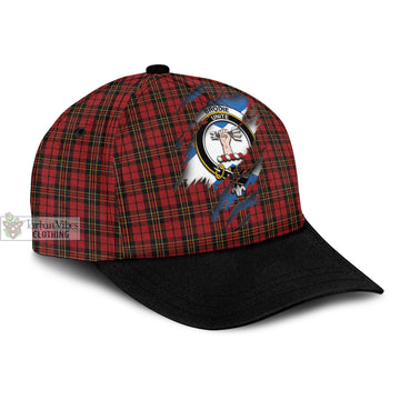 Brodie Tartan Classic Cap with Family Crest In Me Style