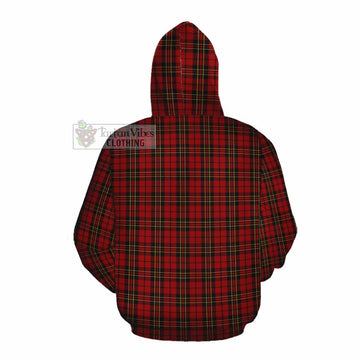Brodie Tartan Cotton Hoodie with Family Crest DNA In Me Style Pullover Hoodie - Tartan Vibes Clothing
