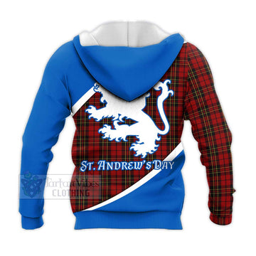 Brodie Family Crest Tartan Knitted Hoodie Celebrate Saint Andrew's Day in Style - Tartan Vibes Clothing