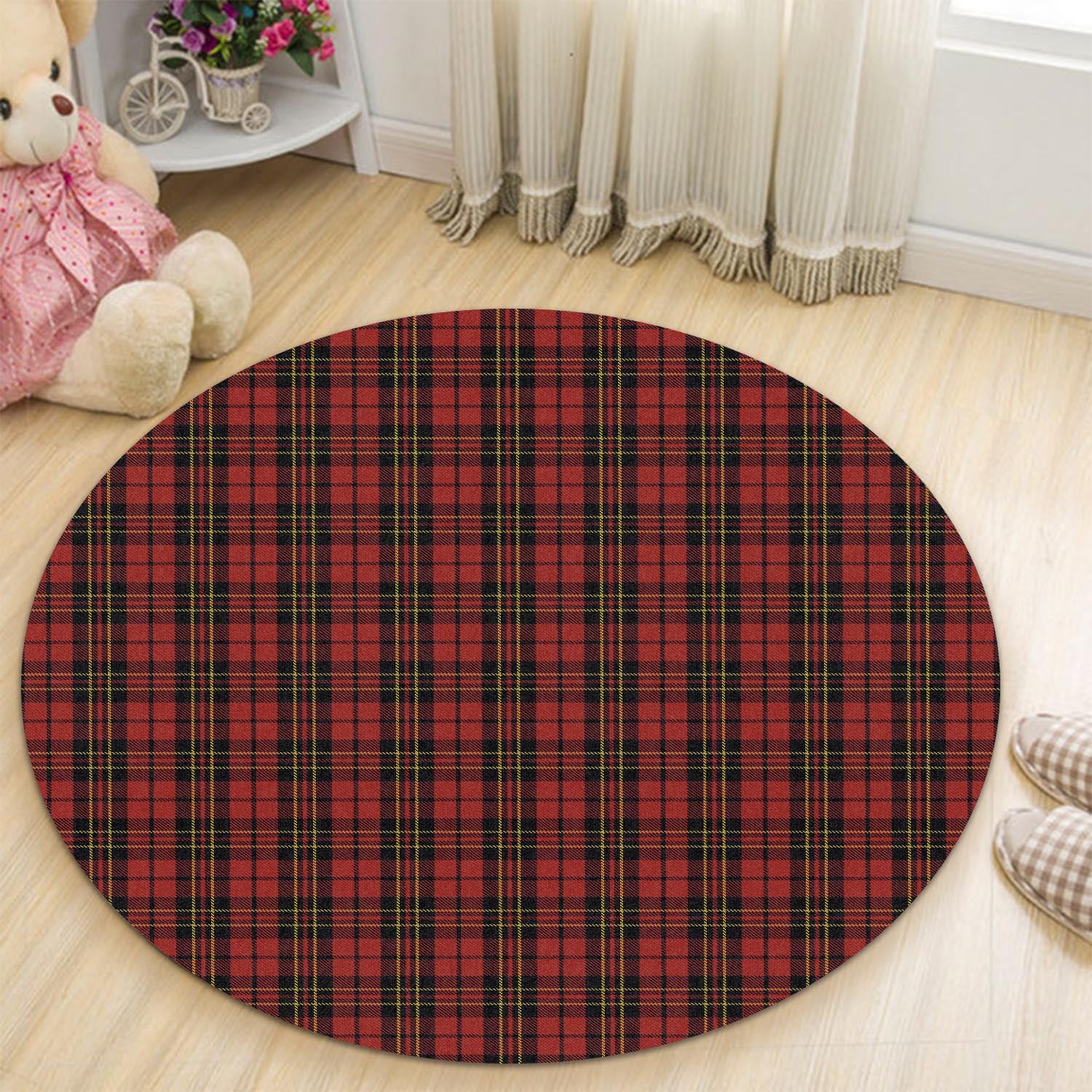 Brodie Tartan Round Rug - Tartan Vibes Clothing