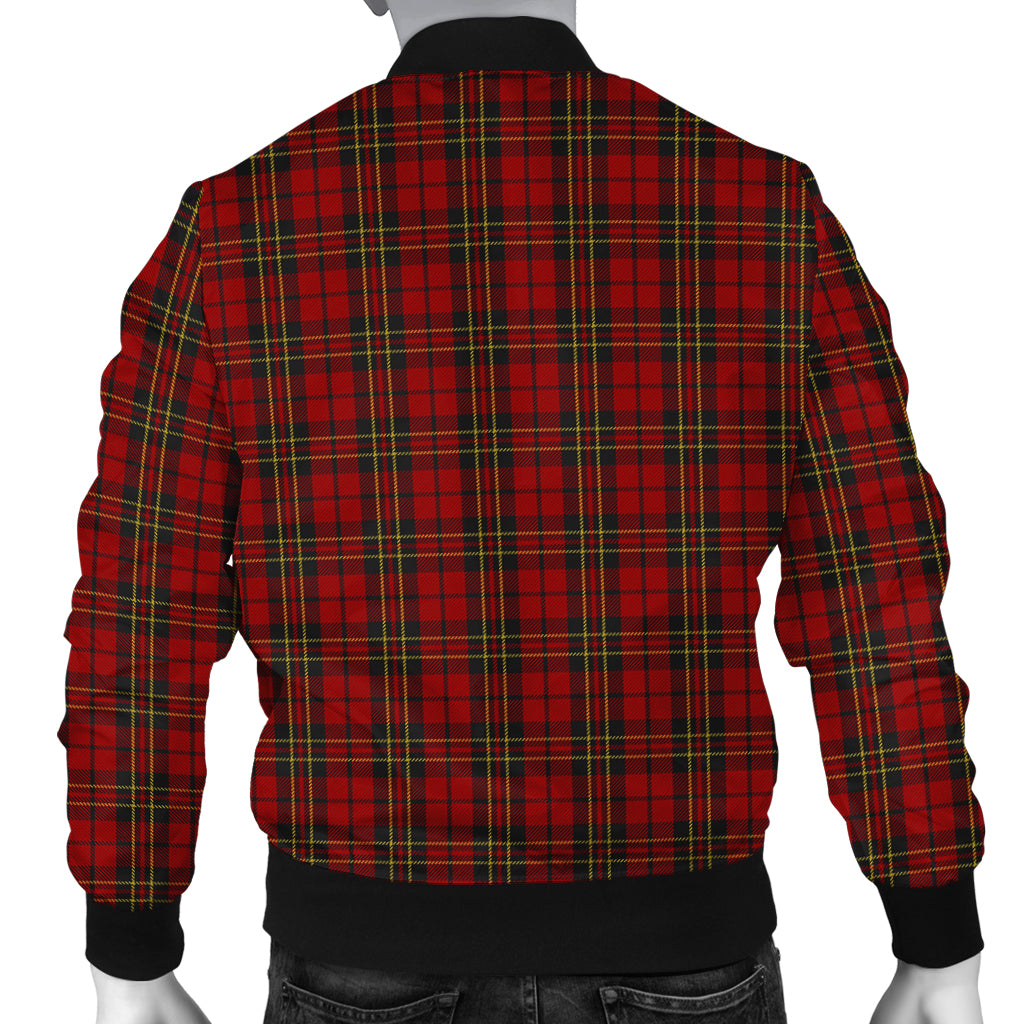 Brodie Tartan Bomber Jacket with Family Crest - Tartanvibesclothing
