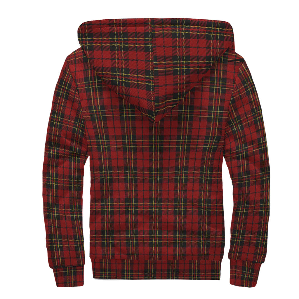Brodie Tartan Sherpa Hoodie with Family Crest - Tartan Vibes Clothing