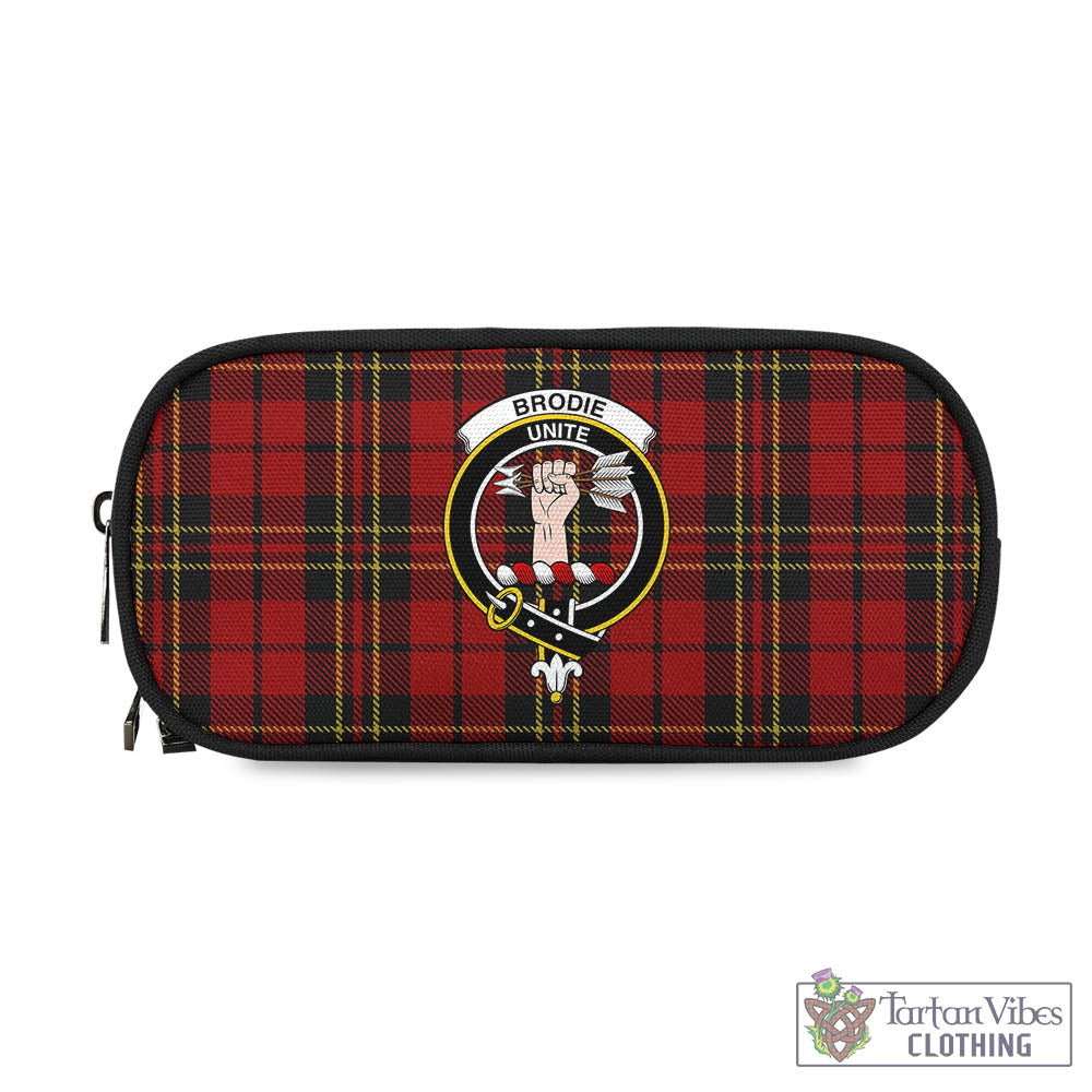 Brodie Tartan Pen and Pencil Case with Family Crest - Tartan Vibes Clothing