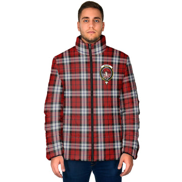 Brodie Dress Tartan Padded Jacket with Family Crest