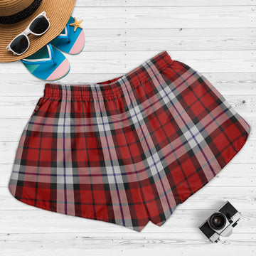 Brodie Dress Tartan Womens Shorts with Family Crest