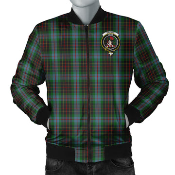 Brodie Hunting Tartan Bomber Jacket with Family Crest