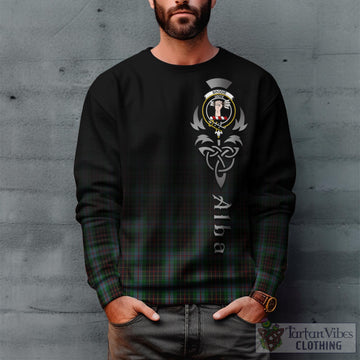 Brodie Hunting Tartan Sweatshirt Featuring Alba Gu Brath Family Crest Celtic Inspired